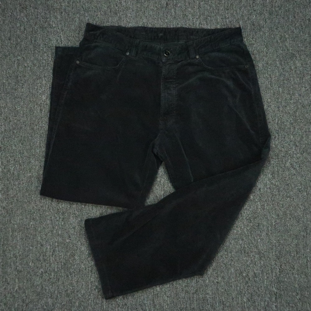 Ermenegildo Zegna Pants Mens‎ 36x28 Blue Corduroy Chino Trouser Italy